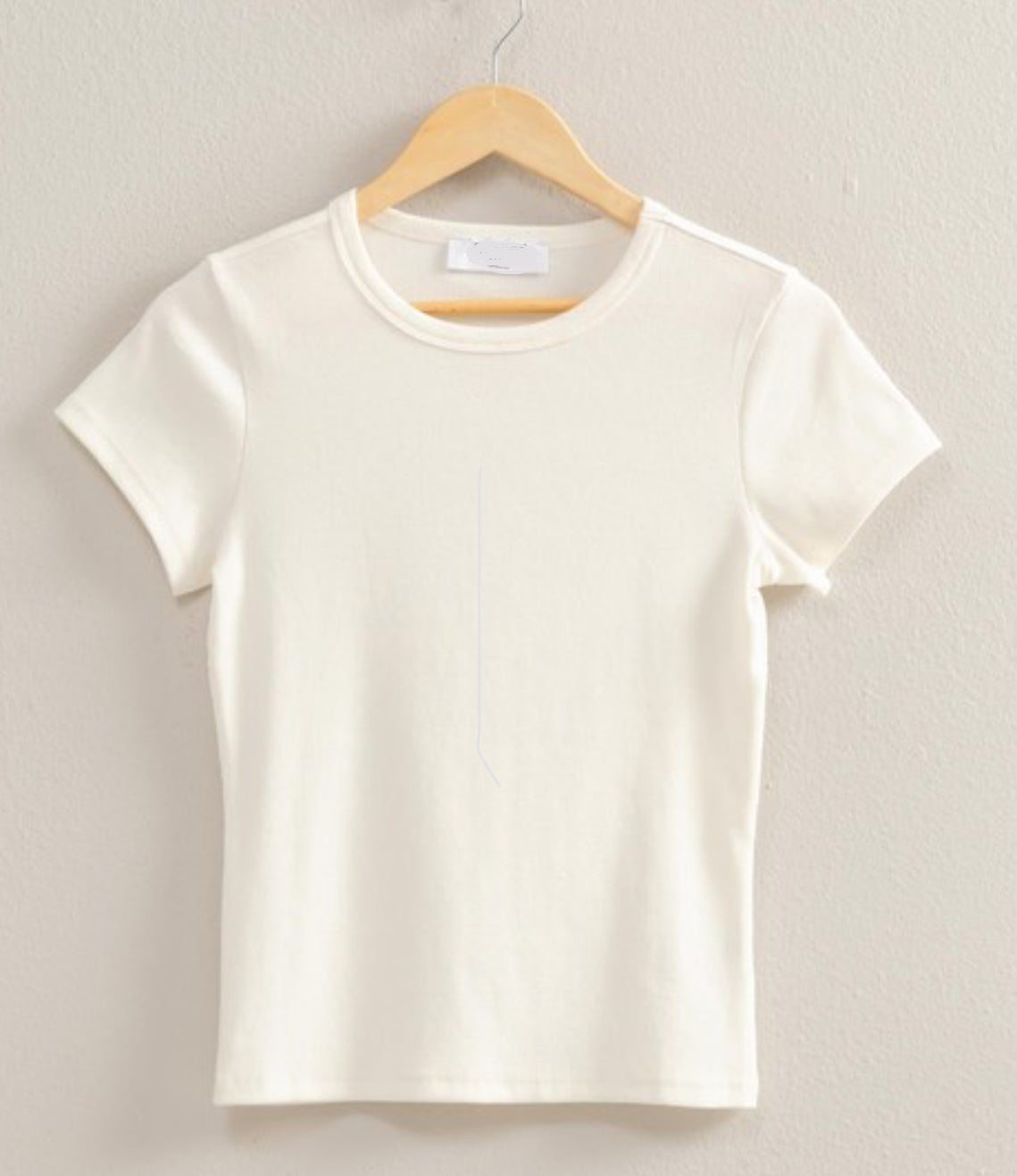 Ribbed Basic Tee