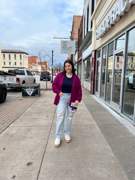 Berry Lovely Cardigan