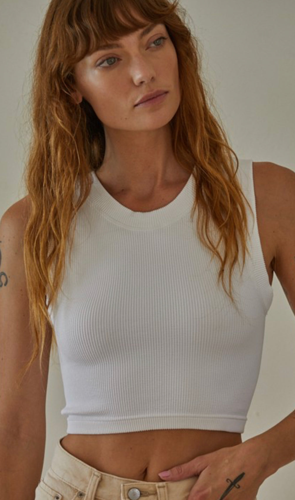 Essential Ribbed Tank