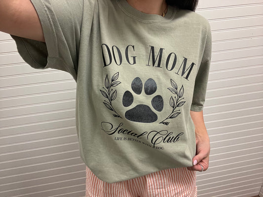 Dog Mom Social Club Tee