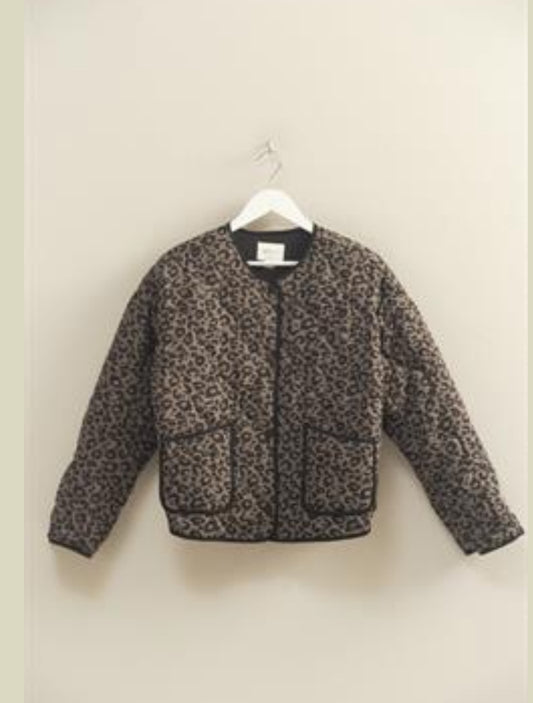 Leopard Quilted Jacket