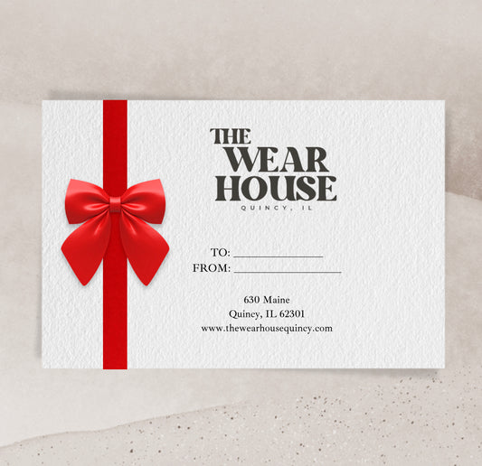 The WearHouse Quincy GiftCard